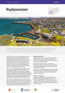 thumbnail of Community Speficic Guidelines Reykjanesbær